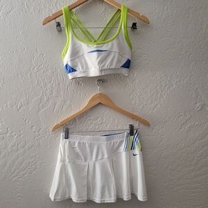 Nike Tennis Skirt and Bra Top XS NWT